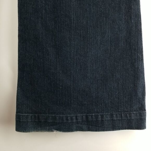 Esprit Jeans Women's Size 29 Flared Blue 5 Pocket Front Button Zipper Closure - Picture 8 of 11